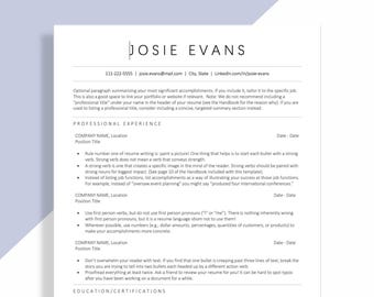 Modern ATS-Friendly Resume Template Fully Editable