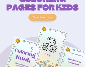 Spring Coloring Book for Kids - Fun Printable Digital Coloring Pages | Easy & Educational Activity for Kids