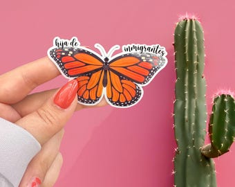 Hija de Inmigrantes Sticker Pro Immigration sticker DACA sticker Human Rights sticker Social Justice Sticker No One Is Illegal sticker