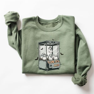 Ghost Halloween Sweatshirt, Womens Halloween Shirt, Halloween Party Shirt, Fall Sweatshirt, Halloween Gift, Halloween Costume, Spooky Season