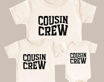 Matching Cousin Crew Shirts for Baby, Toddler, Kids & Adults, Family Reunion Shirts, Cousins Vacation, Cousin Crew Shirt, New Cousin Shirts