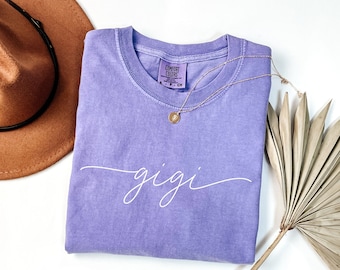 Custom Comfort Colors® Grandma Shirt, Mothers Day Gift, Gift for Grandmother, Nana Tee, Grandma Tshirt, Mommy Shirt, Mimi Shirt, Gigi Shirt