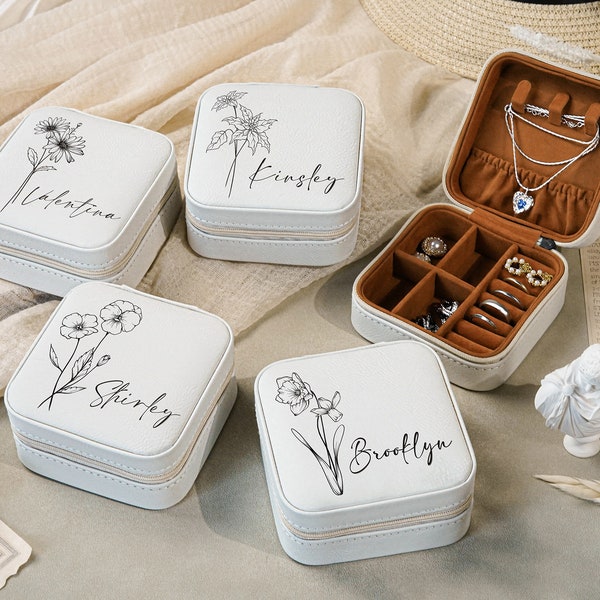 Bride Jewelry Box for Wedding Day Etsy