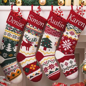 2025 Benutzerdefinierte Weihnachtsstrümpfe, Bestickter Weihnachtsstrumpf, Weihnachtsstrumpf, Weihnachtsstrumpf, Monogrammstrumpf, Weihnachtsgeschenk