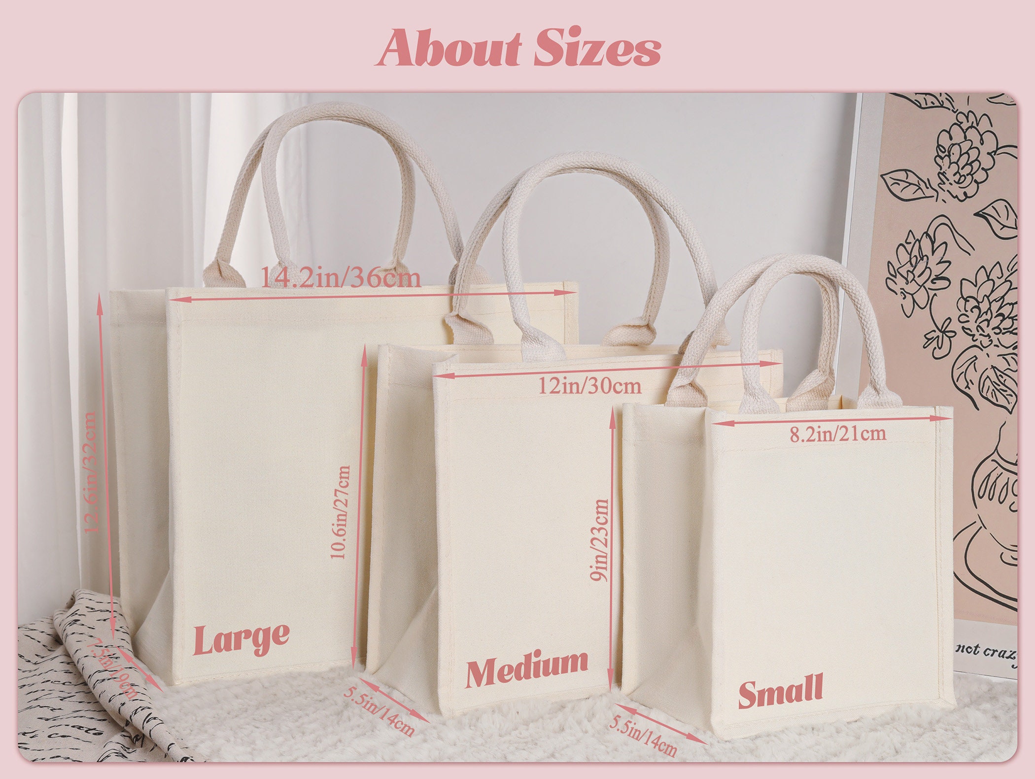 flower-print-gift-bag-bridesmaid-gift-bag-etsy