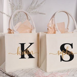 Custom Bridesmaid Tote Bags,White large Bridesmaid Gift Tote Bags,Bridal Tote Bag, Bridesmaid Tote Bag, Party Tote Bag, Monogrammed Tote Bag