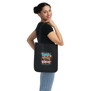 Don&#39;t to Be Great Tote Bag, Organic Canvas Tote Bag, Aesthetic Tote Bag, Western Reusable Handbag, Shoulder Grocery Shopping Bag