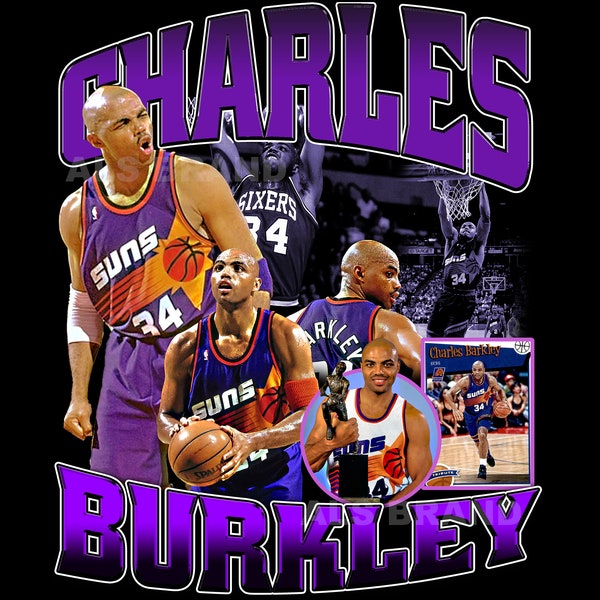 Charles Png, Barkley T-Shirt Design PNG Digital Instant Download