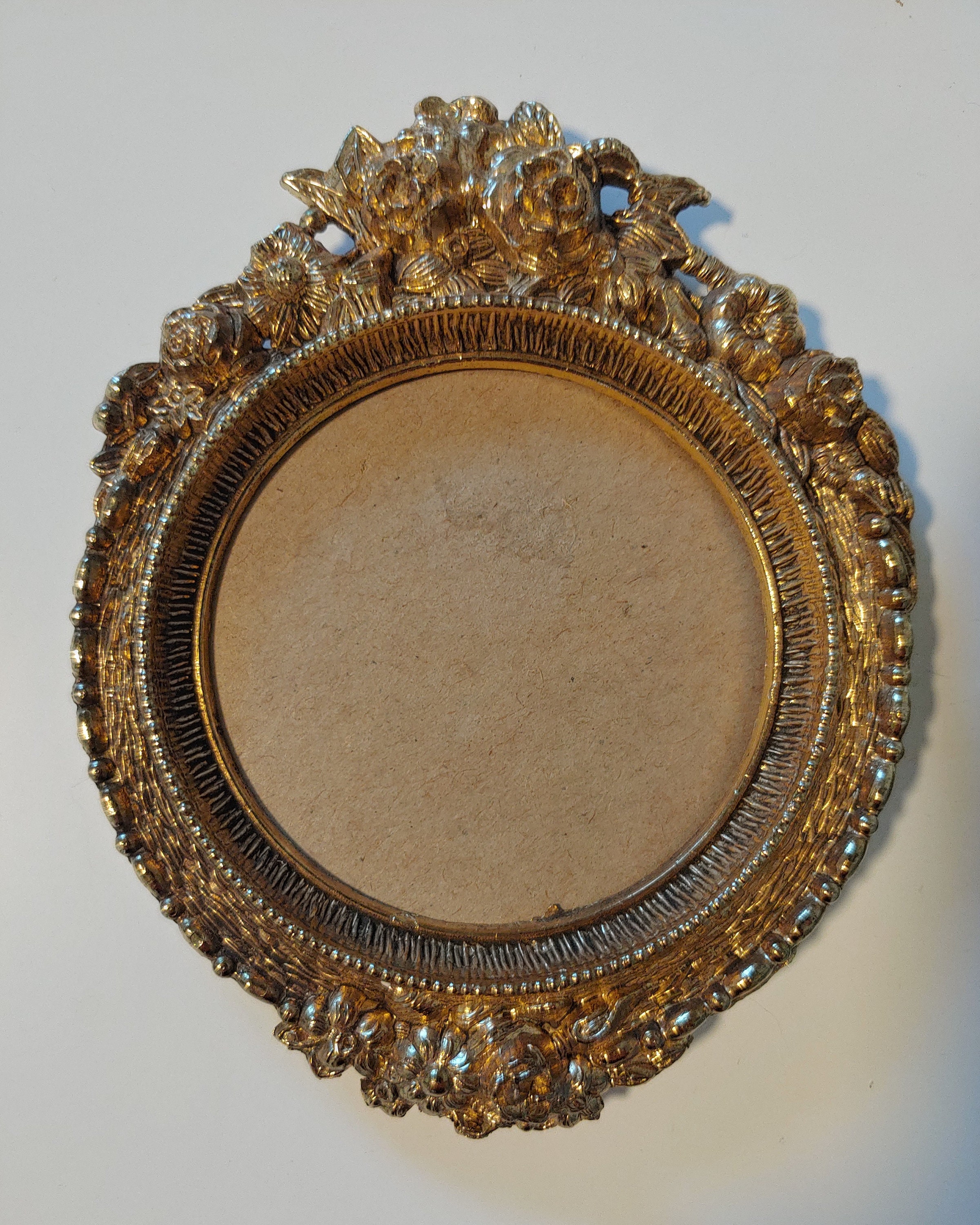 Set of Two Vitage Ornate Floral