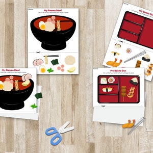 Kleinkind DIY Aktivitätspaket, Ausschneiden und Einfügen Kleinkind, Montessori Aktivitäten, Lernarbeitsbuch, digitaler Download, Vorschule druckbare Seite