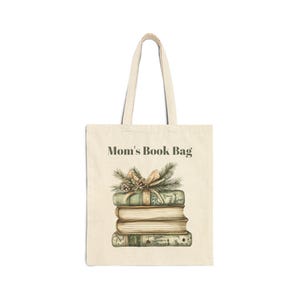Mom's Book Bag Tote, Reader Mom Book Bag