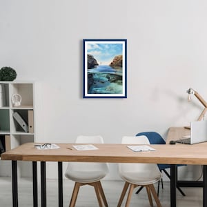 Underwater Painting, Original Watercolor Painting, Home Wall Painting ...