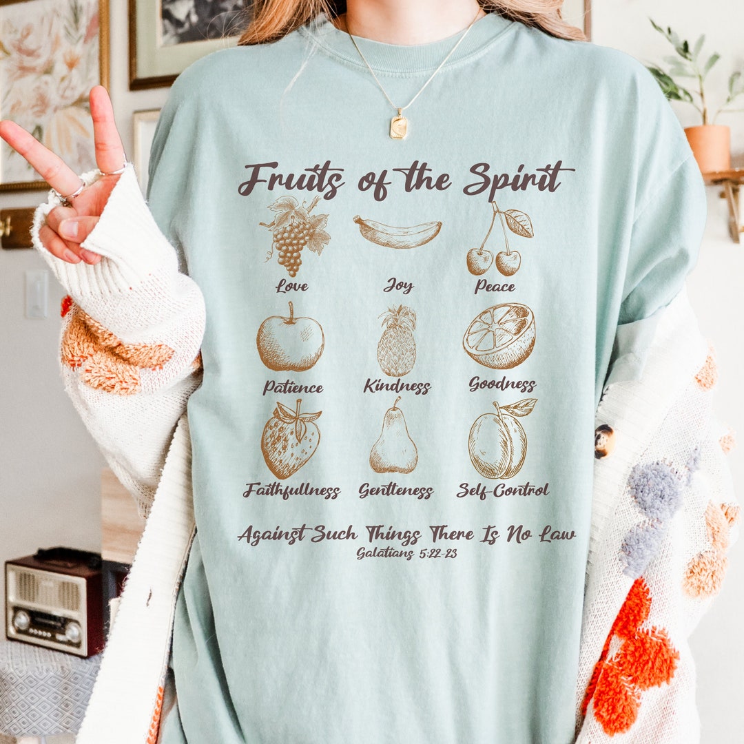 Christian Comfort Colors® Shirt, Fruit of the Spirit Shirt, Women ...