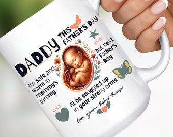 New Dad To Be Gift for Father's Day, Pregnancy Gift for Daddy To Be, Mug Present From Unborn Baby, 1st Father's Day Gift For Expecting Dad