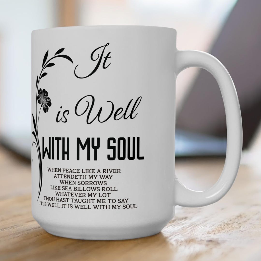 Christian Ceramic Mug, Scripture Coffee Cup, Bible Verse Tea Mug ...
