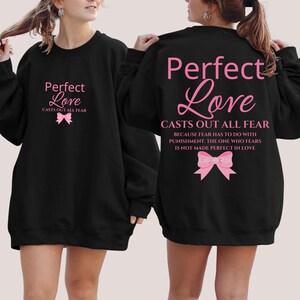 Coquette Christian sweatshirt Bible Verse shirt pink bow hoodie Jesus Religious Gifts cozy fall sweater Mommy Shirt soft girl balletcore top