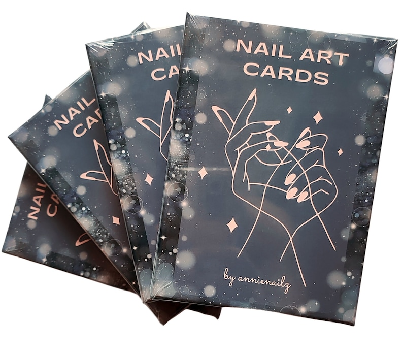 Nail Card Decks for Nail Artist Nail Art Cards Inspo for nail technician nail designs
