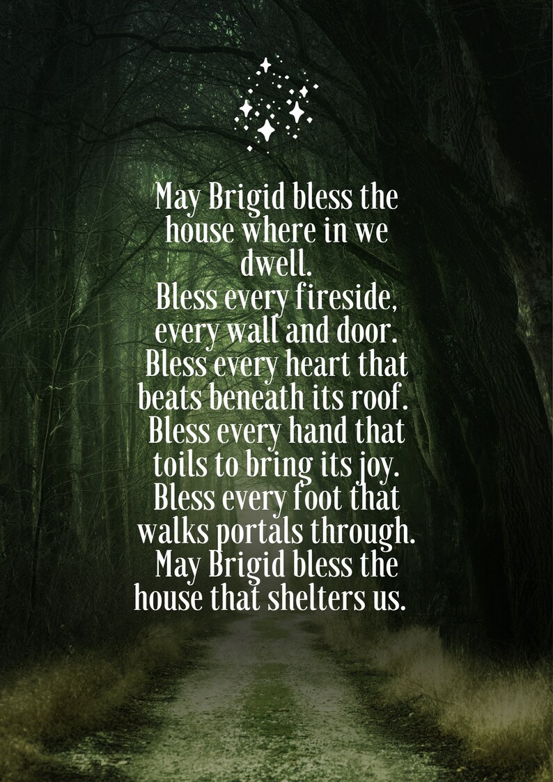 St Brigid Blessing Poster/print - Etsy