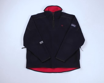 Veste Fred Perry Taped Piste Bleu marine pour Homme