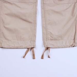 Calça Cargo Regular Masculina CARHARTT WIP Bege com Bolsos e Pernas em Ripstop, Tamanho W28 L30 imagem 11