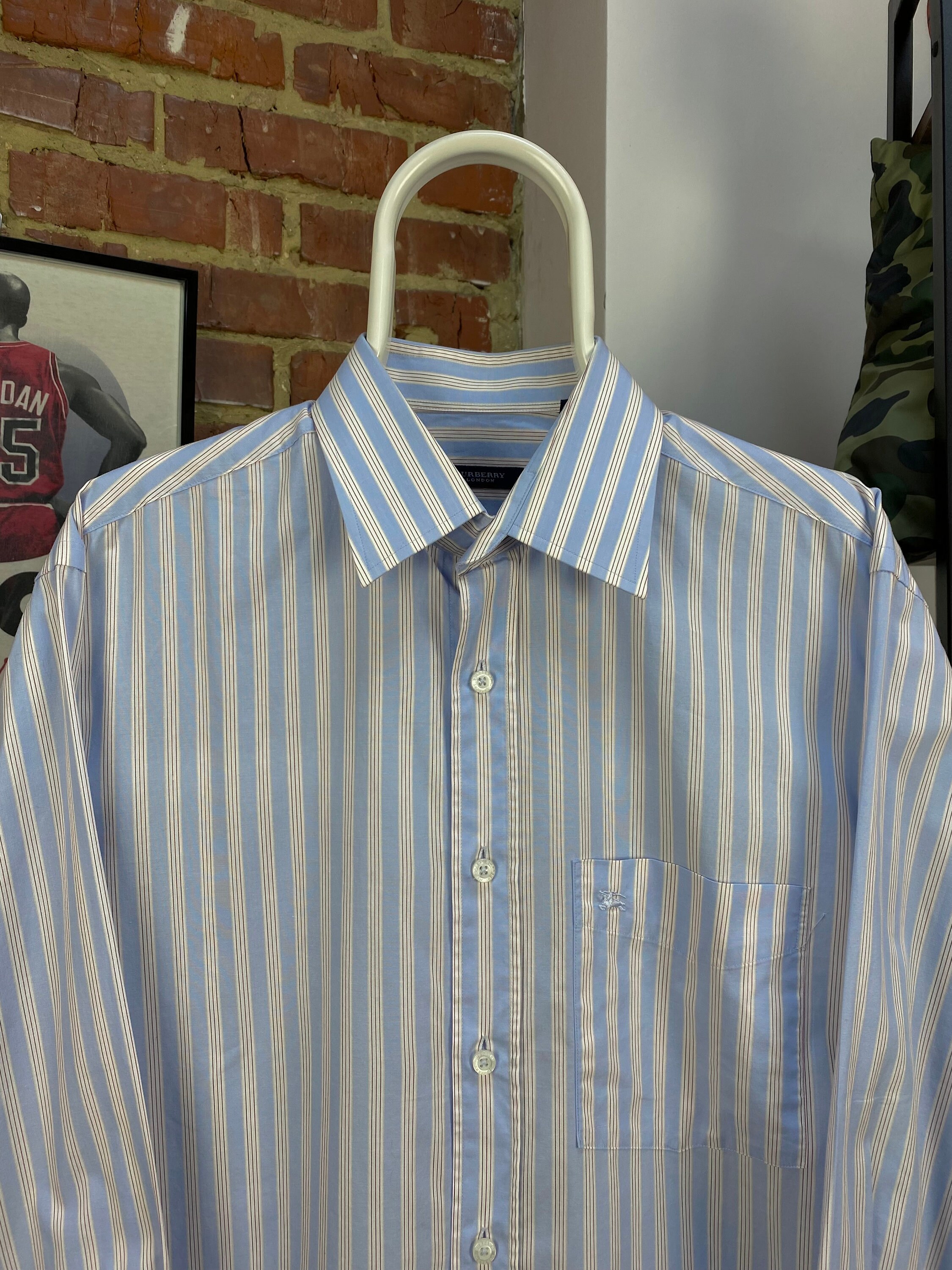 mens striped button down