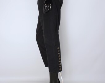 Womens MARITHE FRANCOIS GIRBAUD Le Jean De Black Cropped 3/4 Jeans