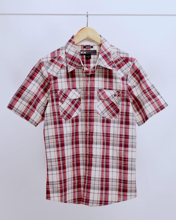 oakley dress shirts Mens Oakley Button Down Short Sleeve Shirt Striped Gray Size L