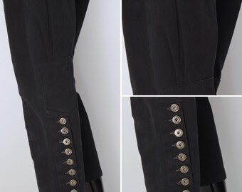 Womens MARITHE FRANCOIS GIRBAUD Le Jean De Black Cropped 3/4 Jeans