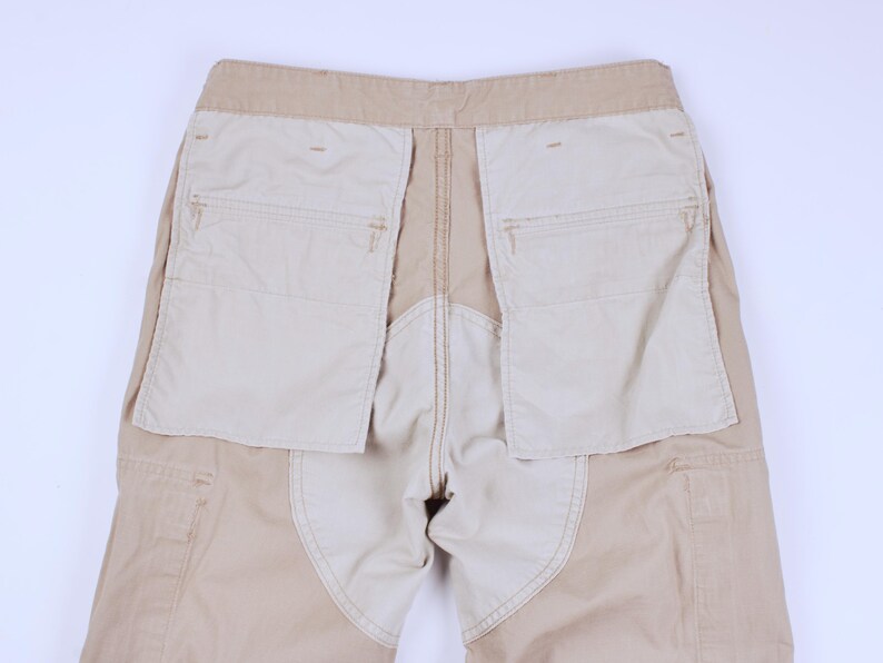 Calça Cargo Regular Masculina CARHARTT WIP Bege com Bolsos e Pernas em Ripstop, Tamanho W28 L30 imagem 16