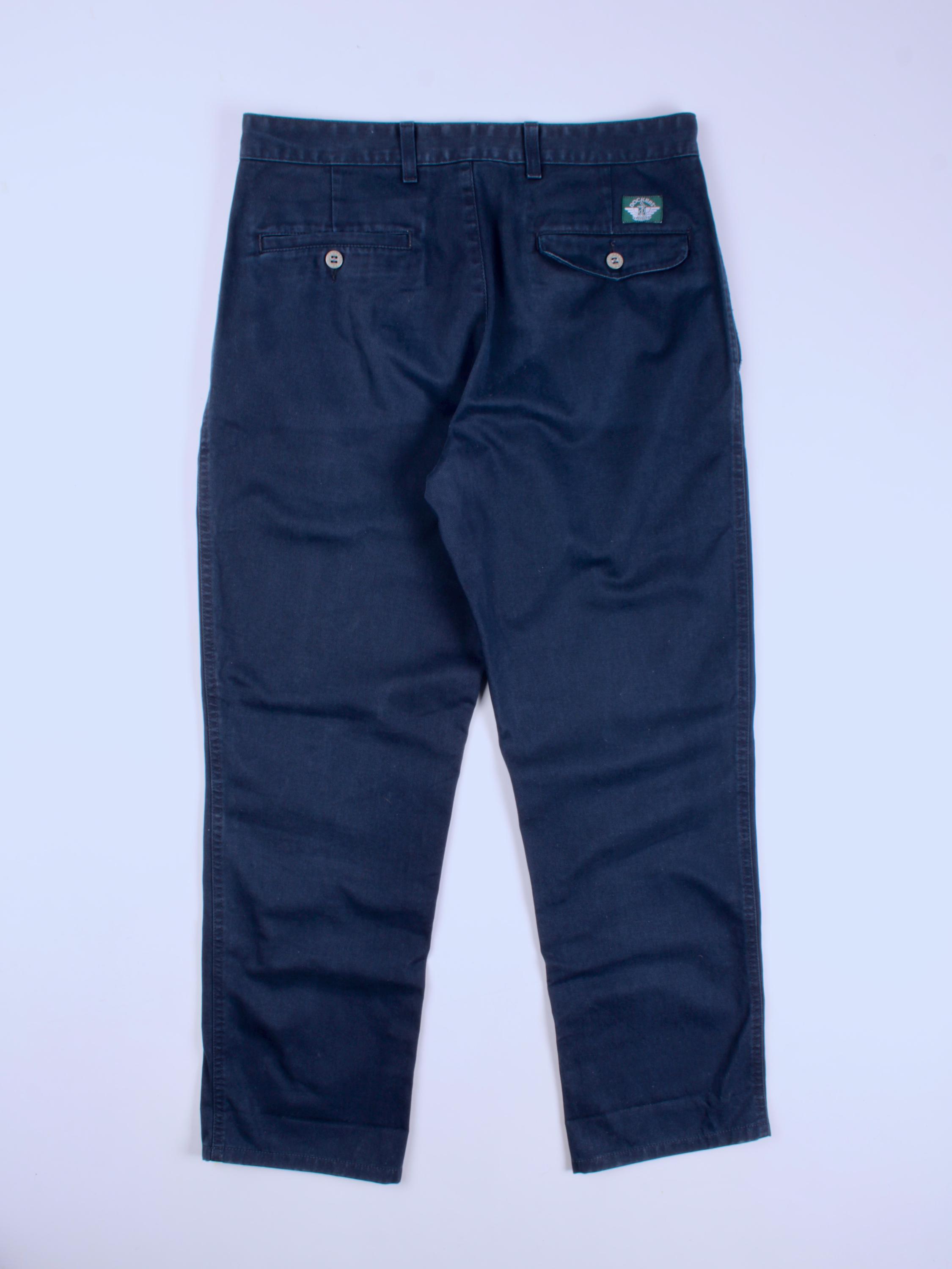 Men's. DOCKERS Vintage Blue Double Pleated Front Regular Chino