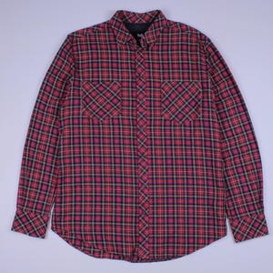 Dolce & Gabbana George Plaid Red Long Sleeve Button Shirt
