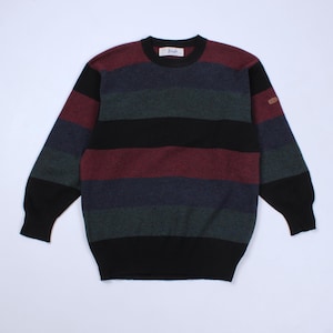 PRINGLE of Scotland Striped Multicolor Pure Wool Sweater Pullover