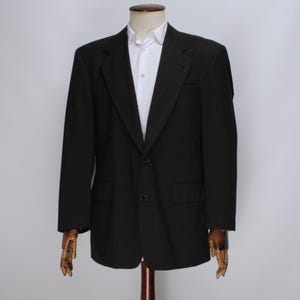 Mens HUGO BOSS ing Loro Piana Vintage Apollon Dark Gray Super 110&#39;s Wool Blazer Jacket Size 52