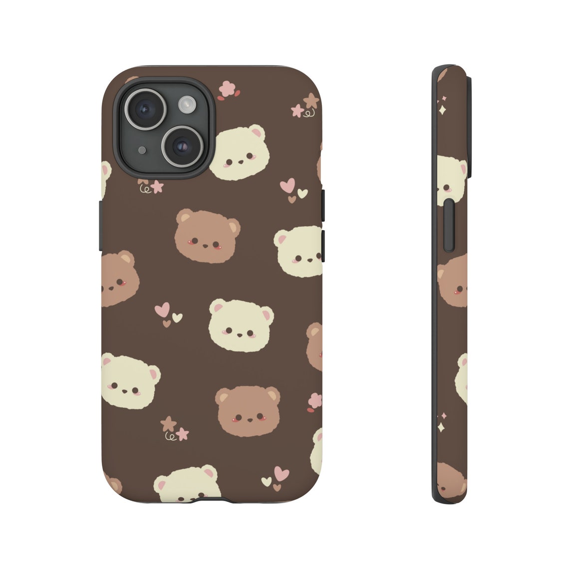 Cute Teddy Bear iPhone Hardcover Case - Etsy