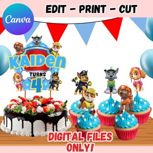 Printable Freddy Cake Topper, Five Nights at Freddys Birthday Party Cake  Topper, Birthday Party for Kids, Fnafs Cake Decoration,digital File 