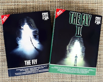 The Fly and The Fly 2 VHS Style Slipcover ONLY (With Original Poster) Movie or Case Not Included.