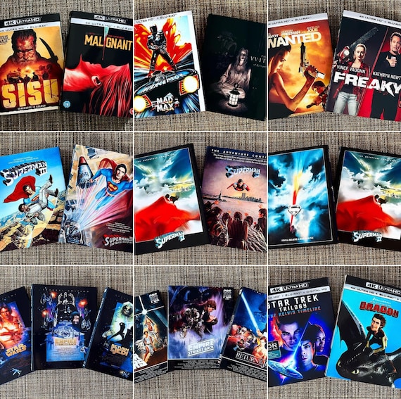 1 Custom Blu-ray Slipcovers - Message First Before Ordering - Etsy