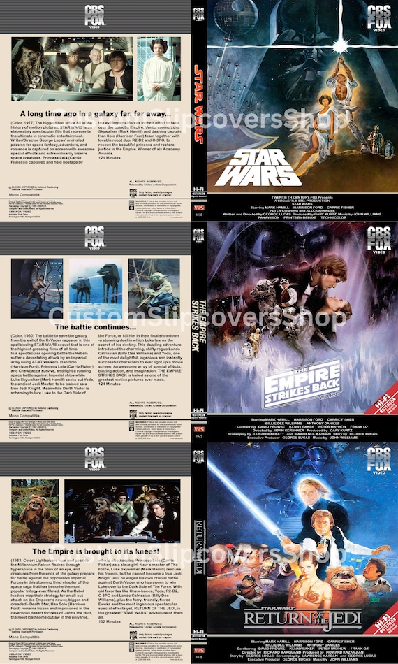 STAR WARS TRILOGY　ＶＨＳ Star Wars Trilogy VHS, Special Edition - Platinum Widescreen