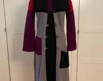 Dorothee Bis Vintage 1970s Sweater Dress and Cardigan Set