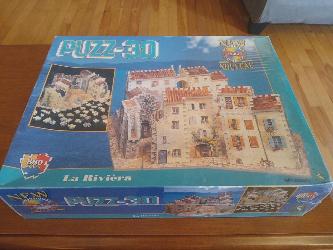 WREBBIT PUZZ-3D La Riviera 880ピース La Riviera, 880 Piece 3D Jigsaw Puzzle Made by Wrebbit Puzz-3d