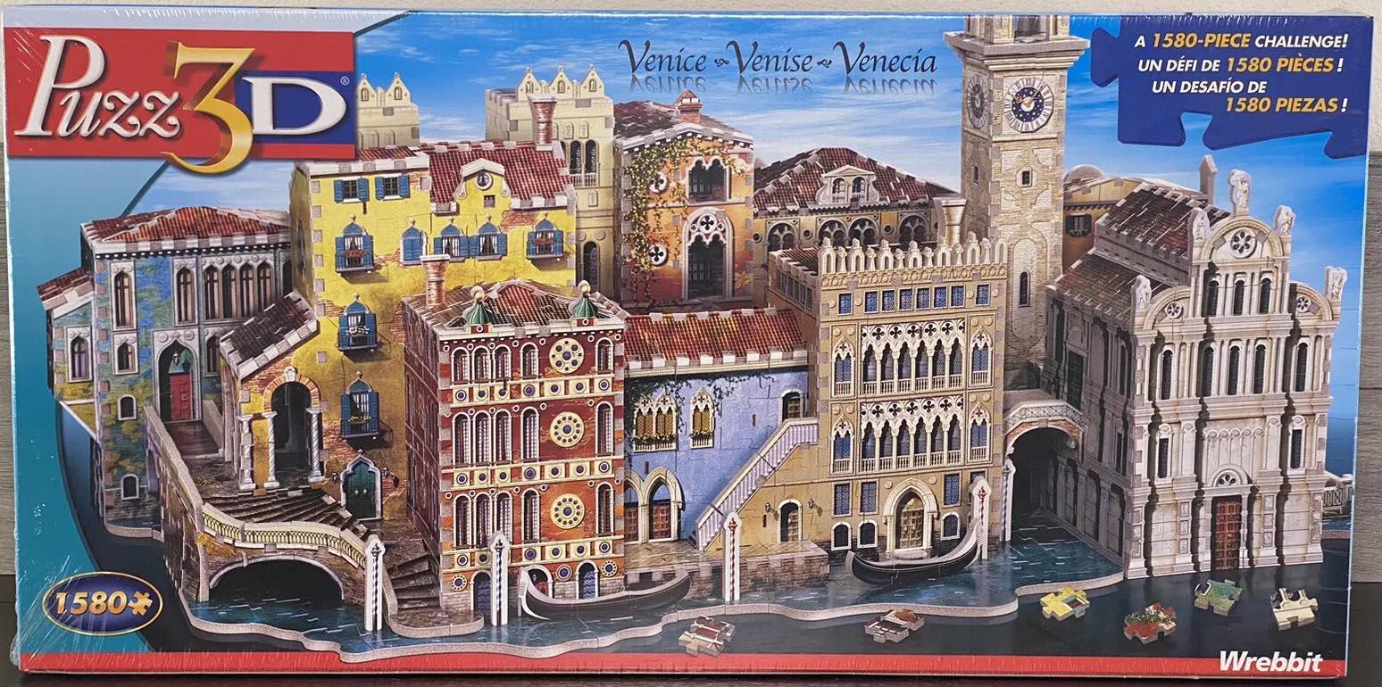 Venice 3D Jigsaw Puzzle, 1580 Pieces, Made by Wrebbit Puzz-3d