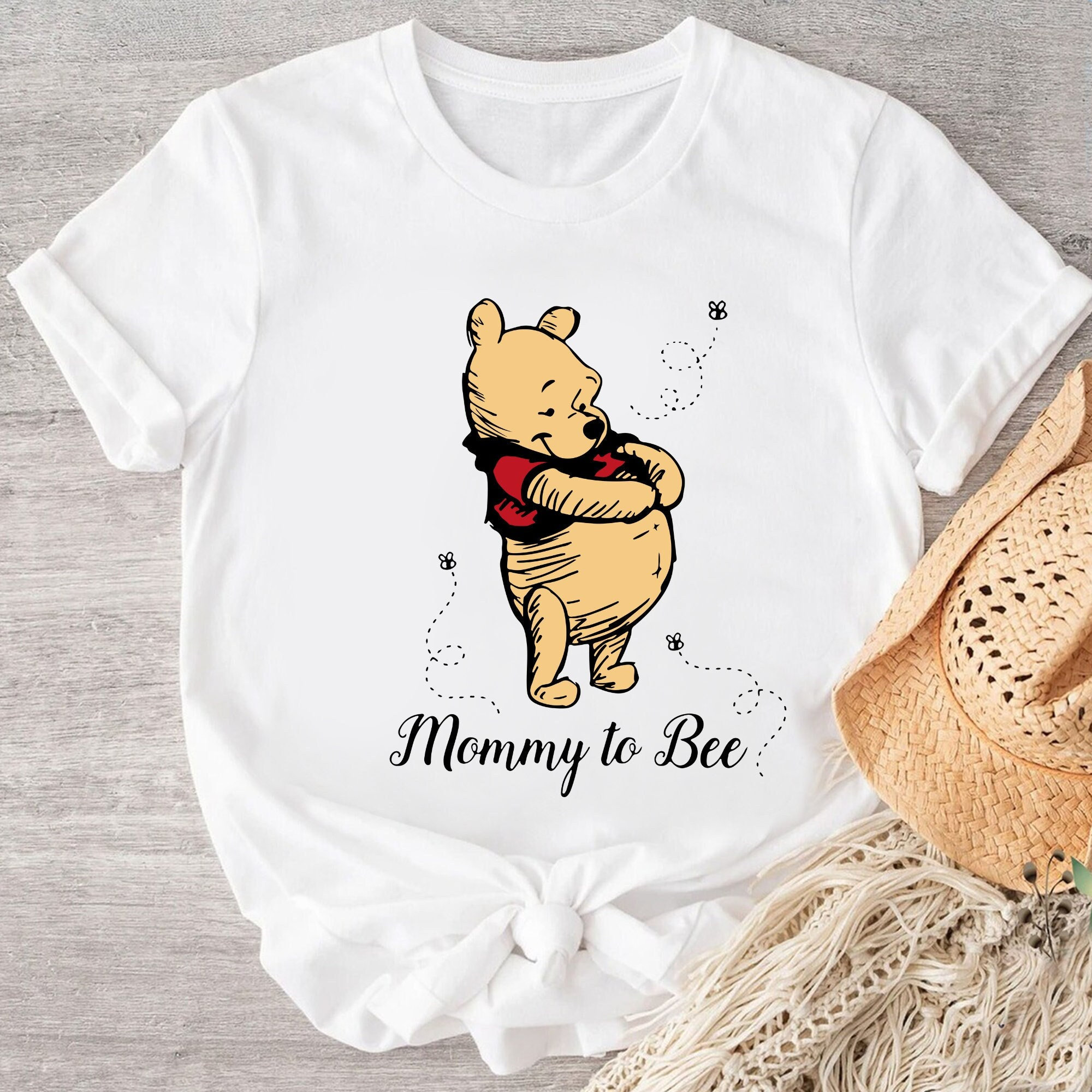 Winnie the pooh mommy to best sale be shirt