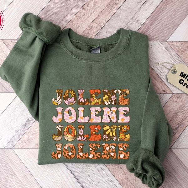 Camiseta Jolene, Camisa Jolene Leopard, Camisa Floral, Camisa Animal Print, Camisa de Diseño Retro, Sudadera Leopardo, Camisa Hippie, Regalo para ella