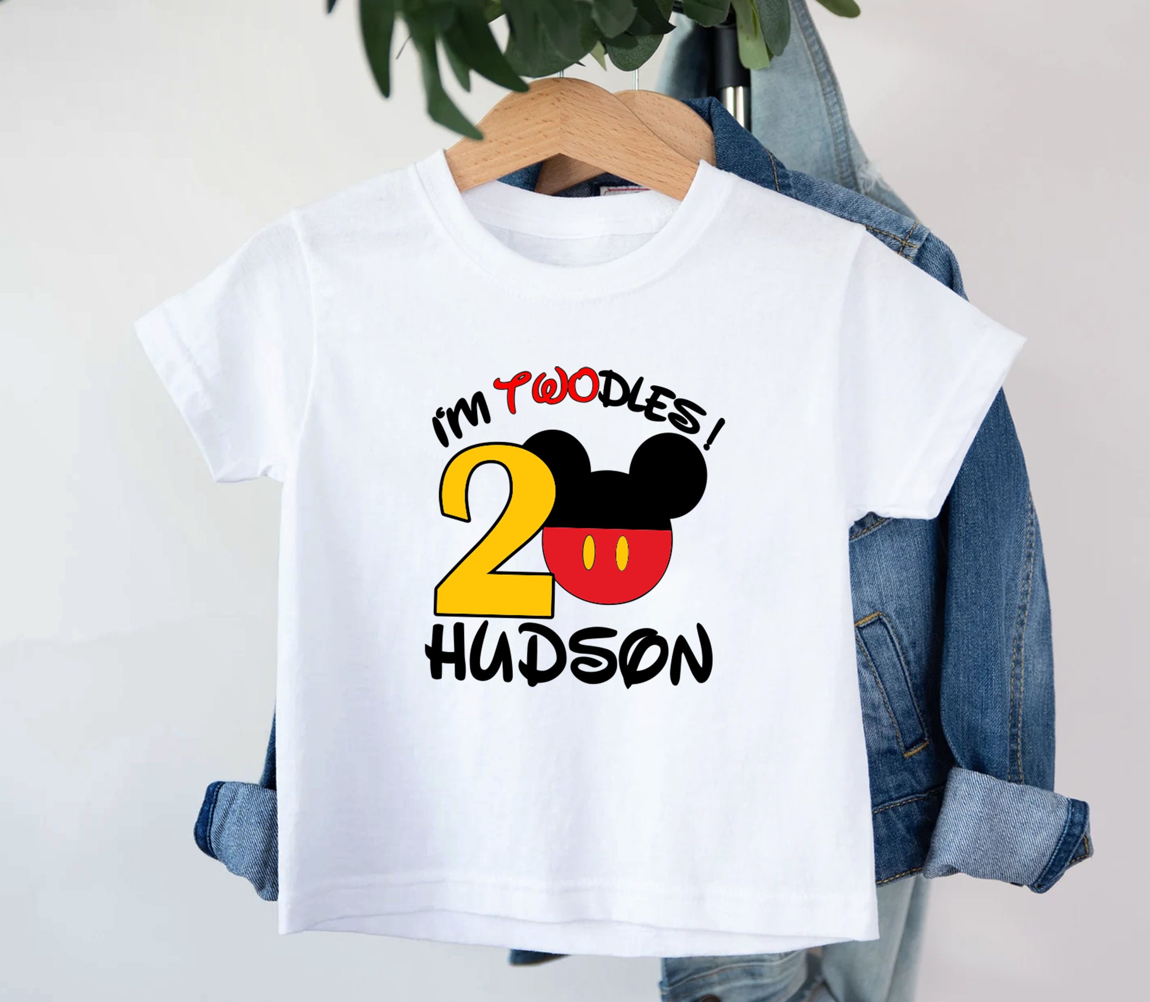 Mickey mouse 2nd birthday outfit for boy hot sale