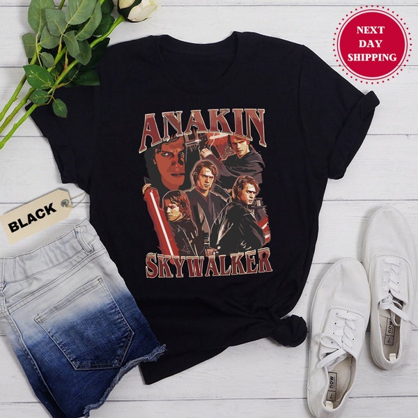 Anakin Skywalker Shirt, Anakin Skywalker Vintage 90' Shirt, Anakin Skywalker Classic Vintage Bootleg Top, Anakin Skywalker Shirt, Anakin Tee