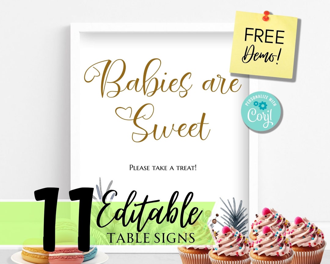 Editable Baby Its Cold Outside Baby Shower Custom Sign Template ...