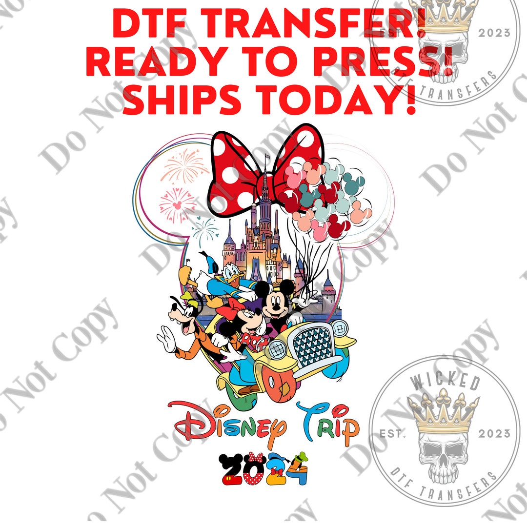 Disney Dtf Transfers, Disney DTF Transfer, DTF, Cold Peel, Trendy DTF
