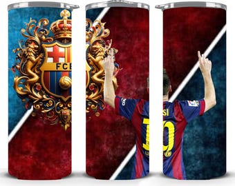 Barcelona Messi Tumbler design