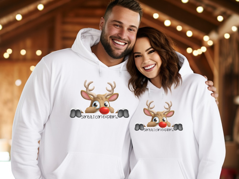 Peckshirt Custom Unisex College Hoodie, Christmas Hoodie, Christmas Hoodie For Her, Christmas Hoodie Gift, Christmas Hoodie For Couples, Hoodie For Him, Gift