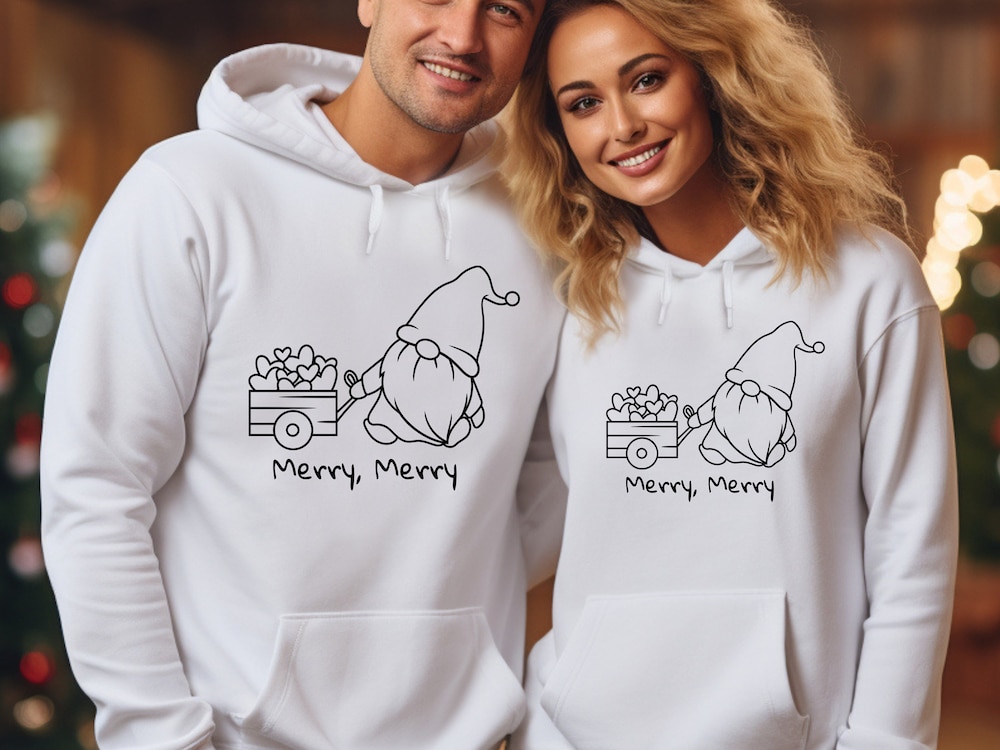 Peckshirt Custom Merry Christmas Hoodie, Christmas Red Hoodie, Christmas Hoodie For Her, Christmas Hoodie Gift, Christmas Hoodie For Couples, Hoodie For Mum
